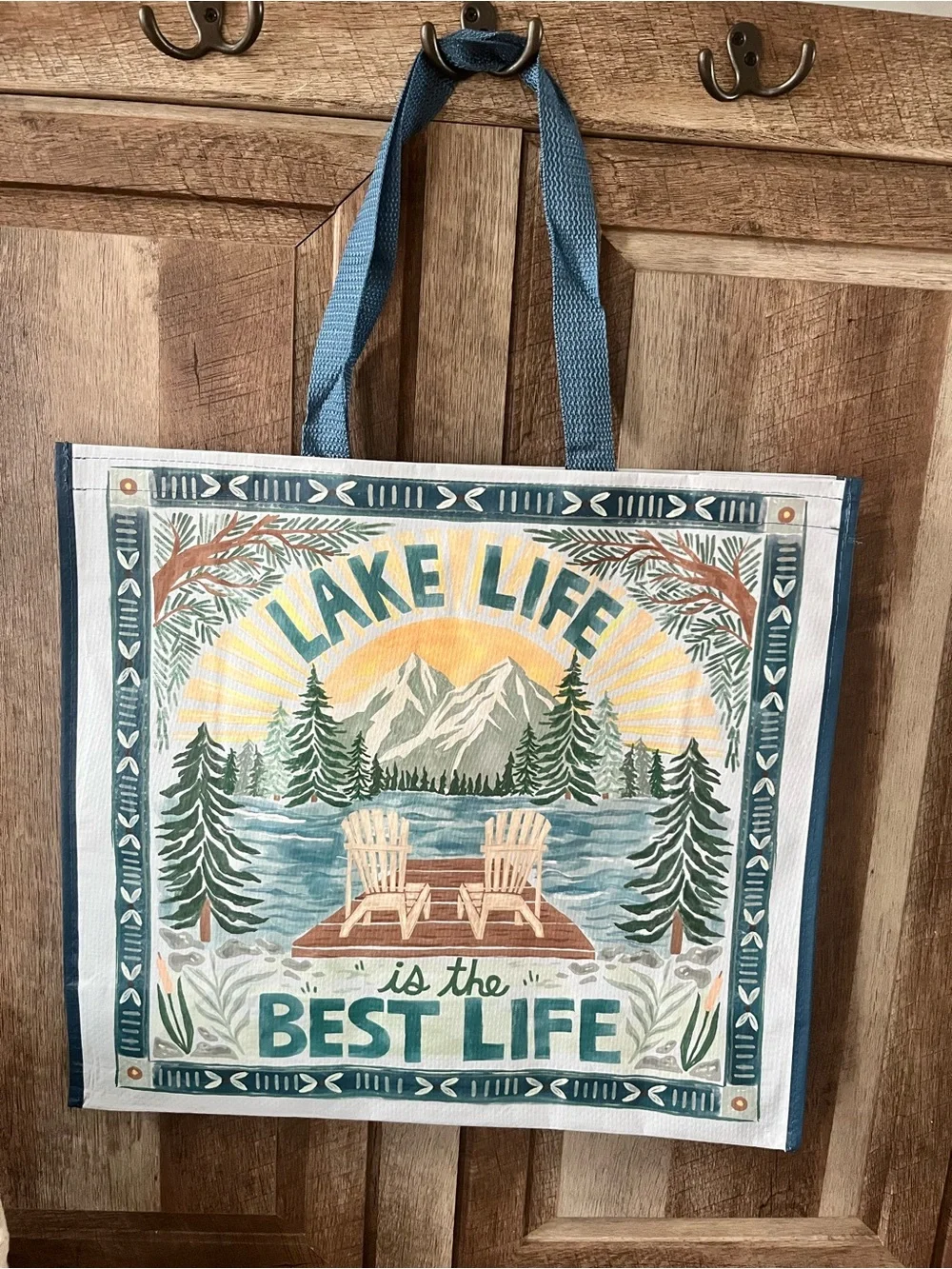 Lake Life ReusableTote– Blue/Teal